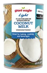 Giant Eagle Light Coconut Milk