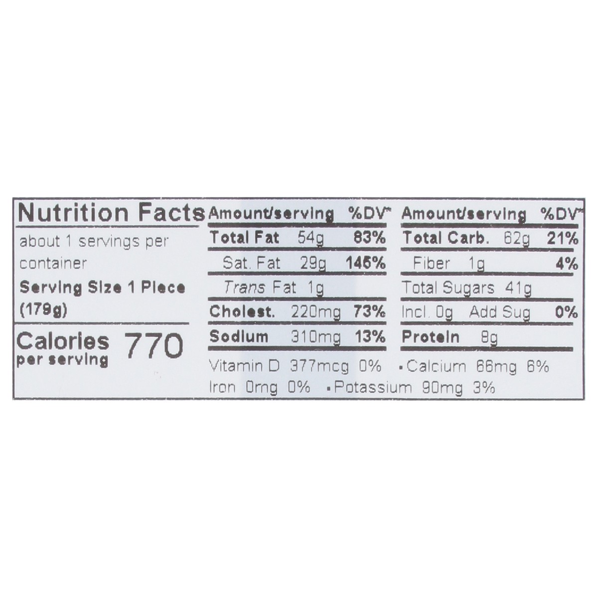 slide 6 of 7, Lunds & Byerlys French Silk Pie Slice 1 ea, 1 ct