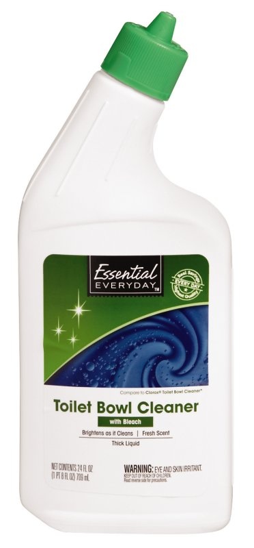 slide 1 of 1, Essential Everyday Bleach Bowl Cleaner, 24 oz