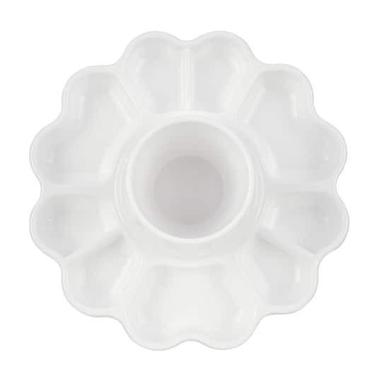 slide 1 of 2, 8.25" White Paint & Water Cup Tray By Craft Smart, 8.25 in