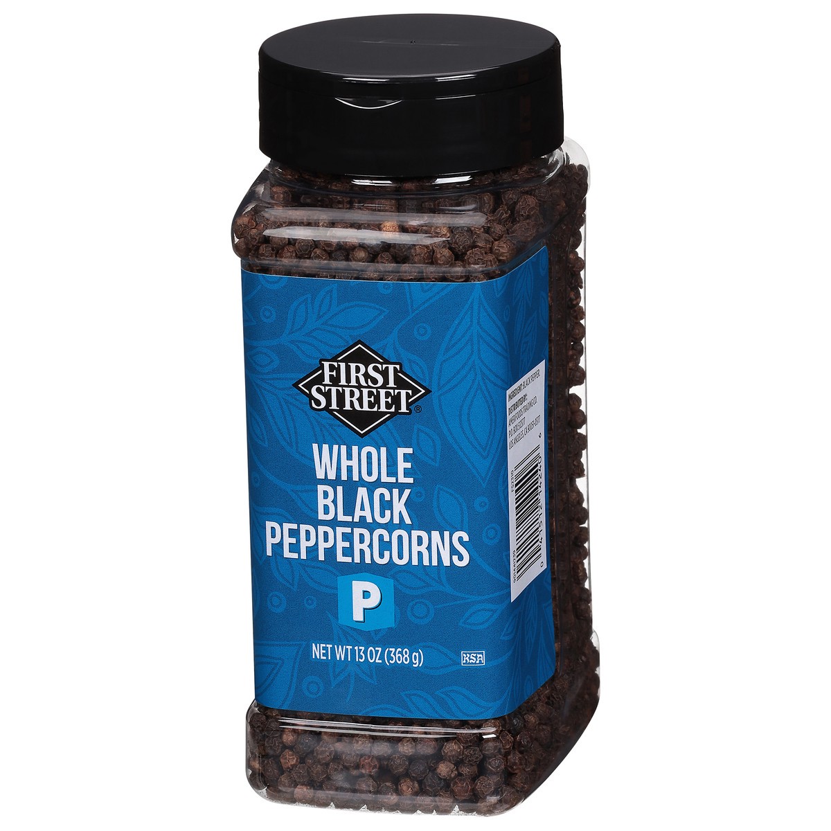 slide 2 of 4, Cb12 First Street Whole Black Peppercorns, 13 oz