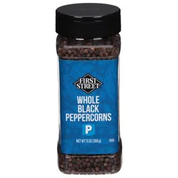 First Street Whole Black Peppercorns