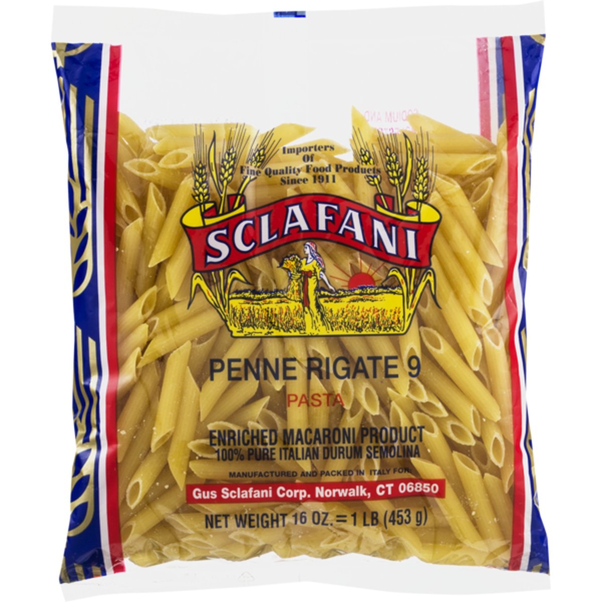 slide 1 of 1, Sclafani Penne Rigate, 16 oz