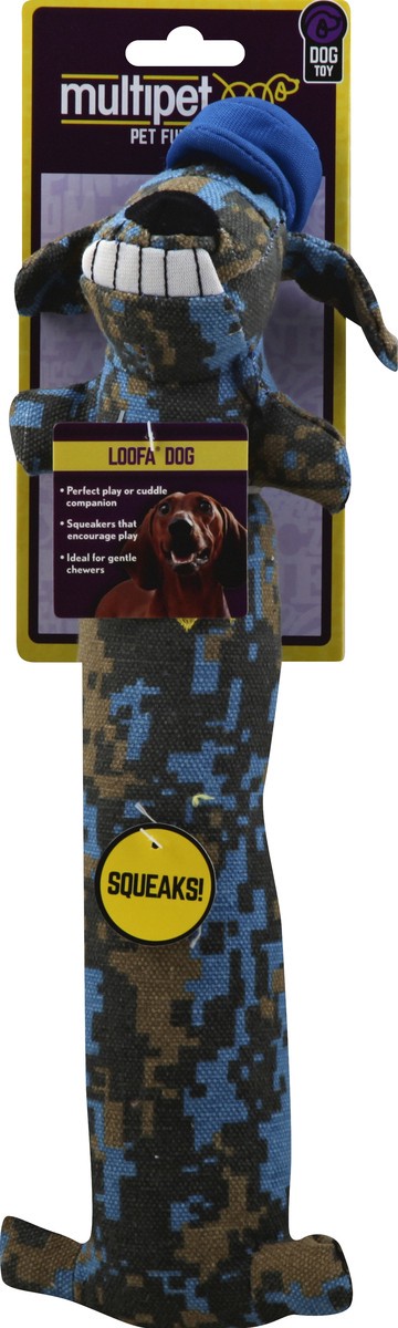 slide 2 of 2, MultiPet Loofa Dog Dog Toy 1 ea, 1 ct