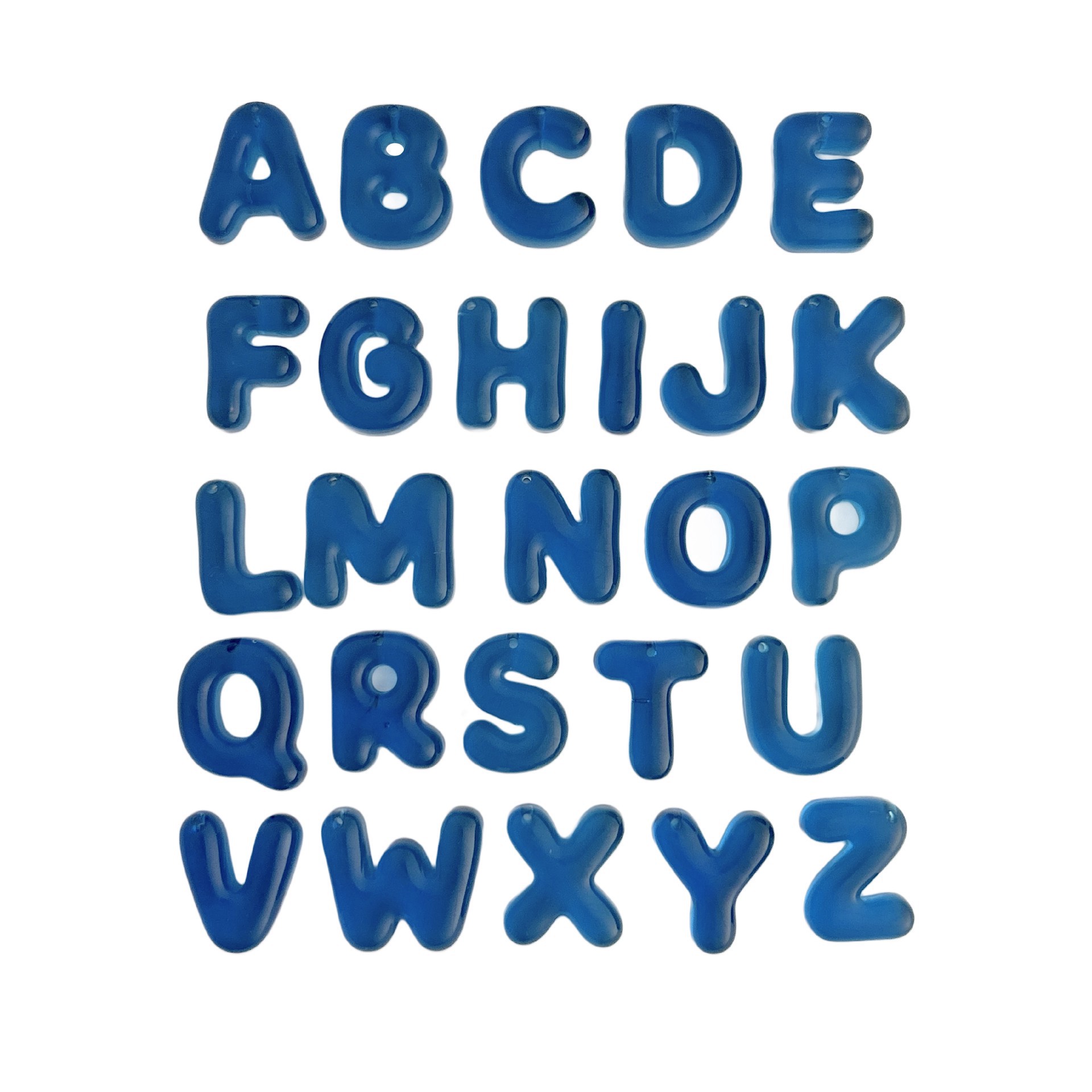 slide 5 of 5, Blue Moon Studio Uv Resin Craft Holographic Alphabet Mold, 3.15 in x 3.54 in x 0.47 in