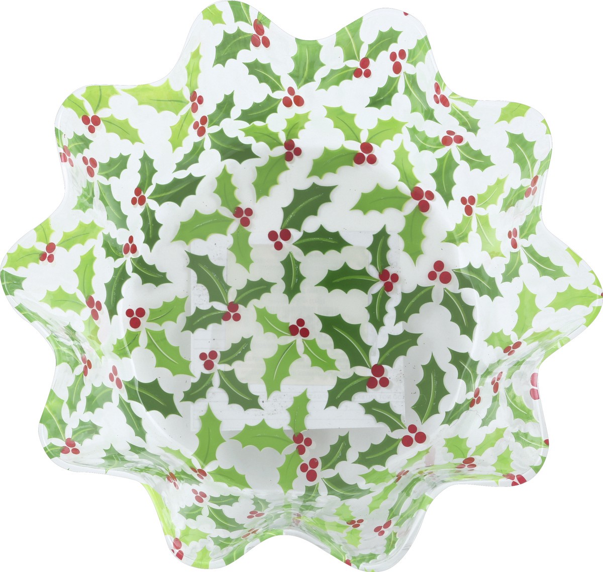 slide 2 of 4, Creative Converting N/A Bowl Flute Holly 8 Inches, 8 in