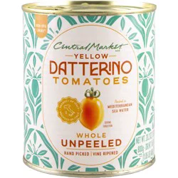 Central Market Whole Unpeeled Yellow Datterino Tomatoes in Sea Water