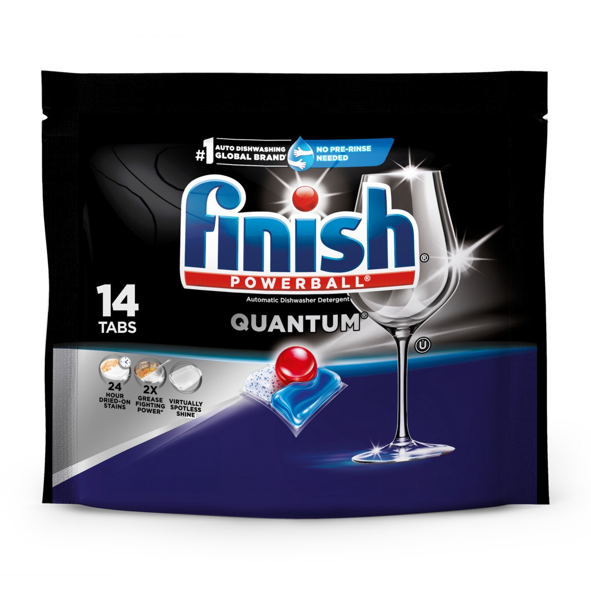 slide 1 of 7, Finish Quantum Dishwasher Detergent, Premium Dishwashing Pods, 14 ct, 14 ct