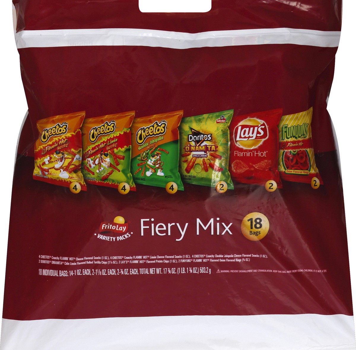 slide 1 of 4, Frito-Lay Fiery Mix 18 ea, 18 ct