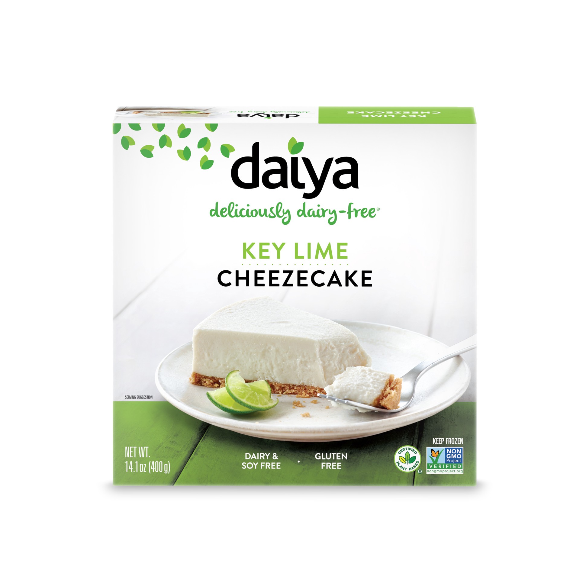 slide 1 of 9, Daiya Dairy Free Key Lime Cheesecake Dessert - 14.1 oz, 1 ct