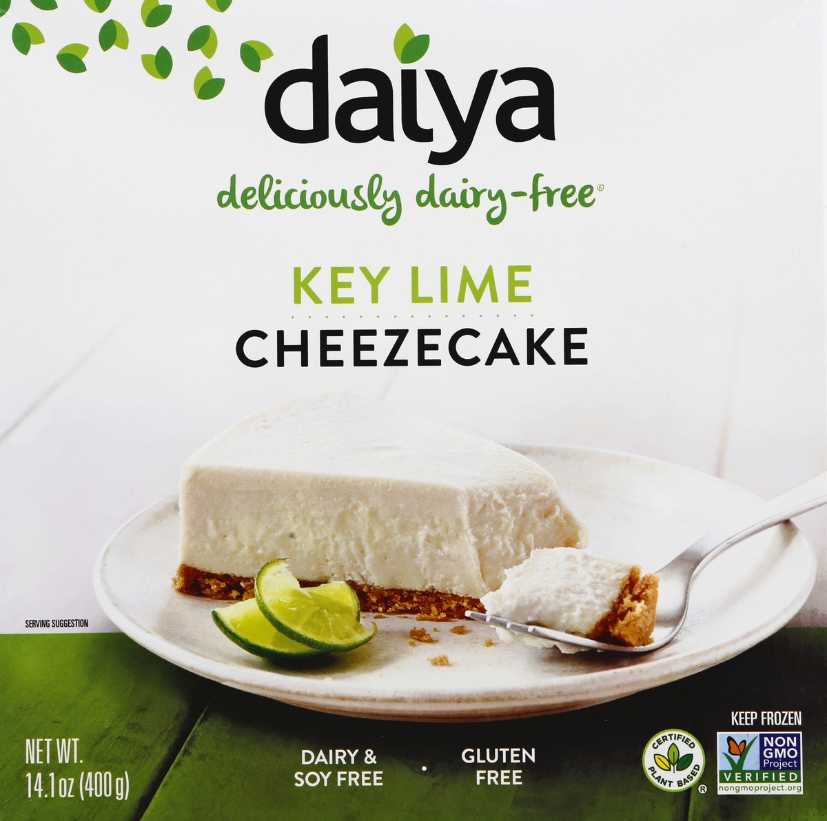 slide 2 of 9, Daiya Key Lime Cheezecake 14.1 oz, 1 ct