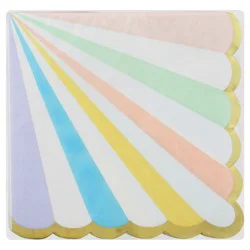 Paper Art Pastel Celebrations 3-Ply Napkins, 16 ea
