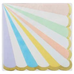 Paper Art Pastel Celebrations 3-Ply Napkins, 16 ea