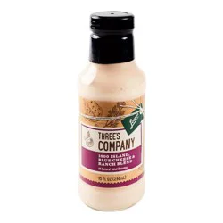 Lowes Foods Three's Company 1000 Island, Blue Cheese & Ranch Blend Salad Dressing