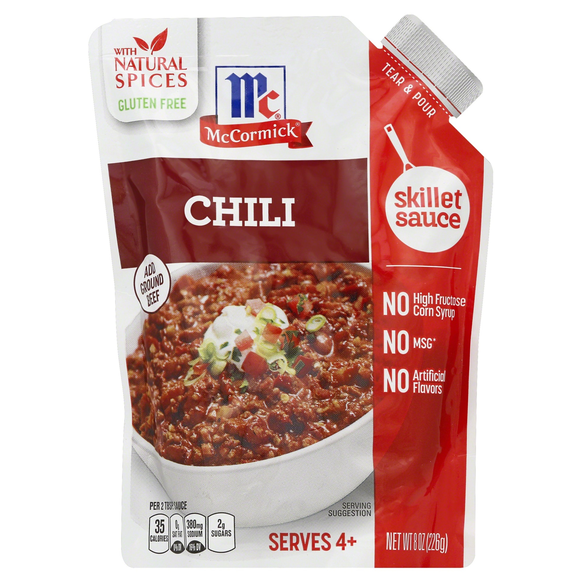 slide 1 of 6, Mccormick Chili Skillet Sauce, 8 oz