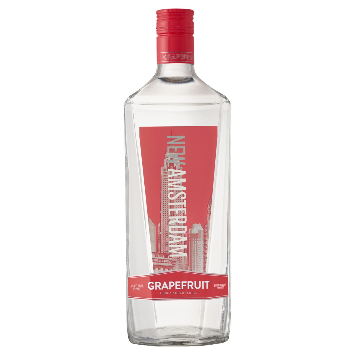 slide 4 of 4, New Amsterdam Grapefruit Flavored Vodka 1.75L   , 1.75 liter