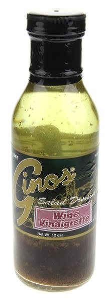 slide 1 of 1, Gino's Wine Vinaigrette Salad Dressing, 12 oz