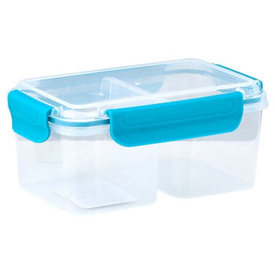 slide 1 of 6, Good Cook Tall Split Snack Container, 34 oz