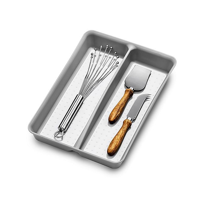 slide 1 of 6, madesmart Basic Mini Utensil Tray - Grey, 1 ct