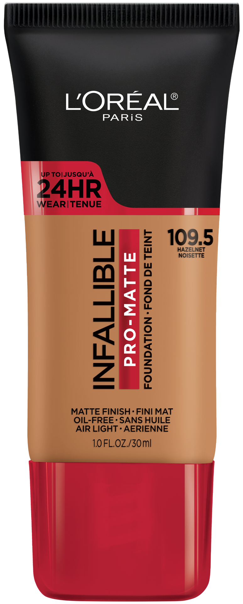 slide 1 of 1, L'Oréal Pro-Matte Blendable Foundation, Oil Free, Hazelnut, 1 oz