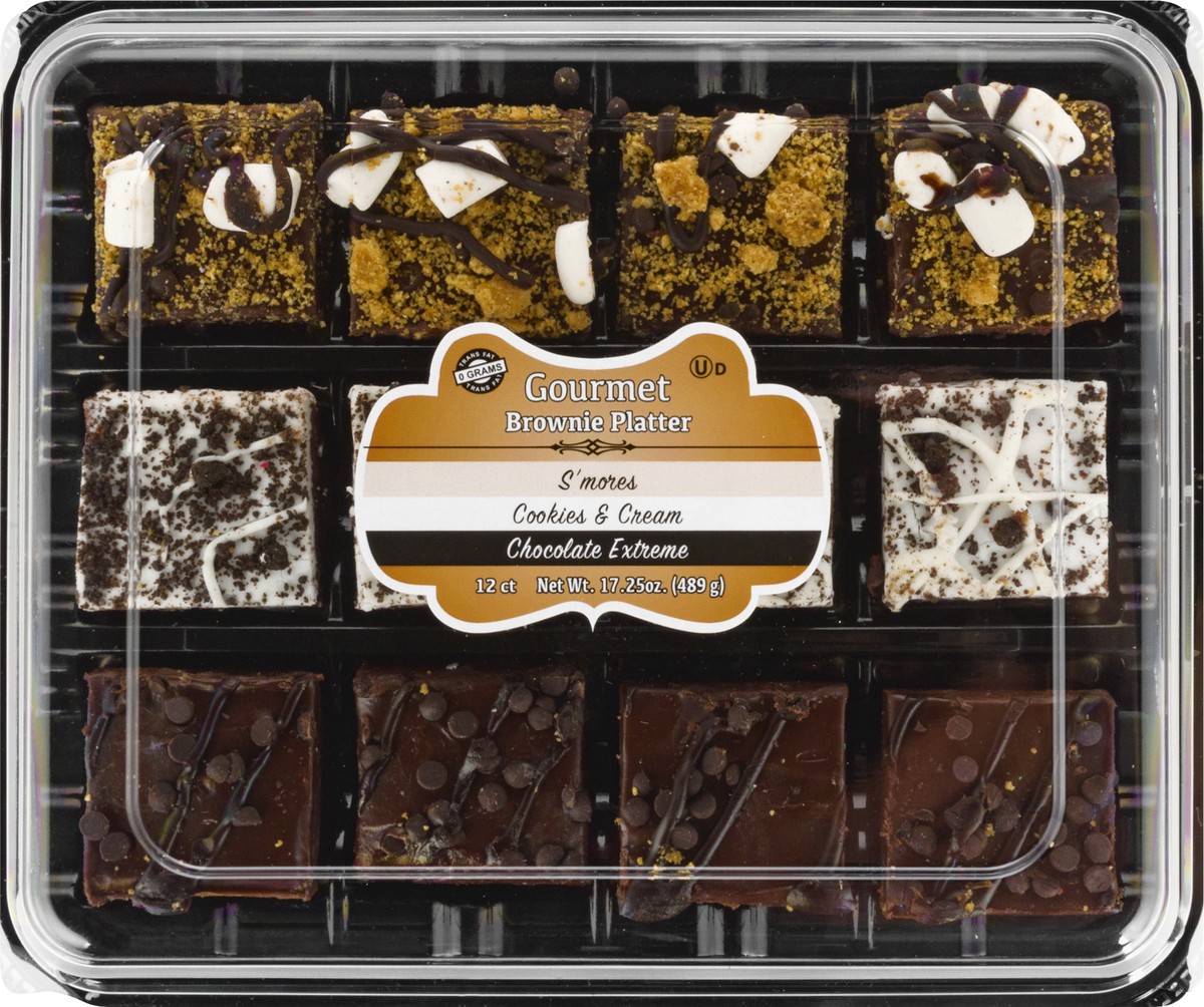 slide 5 of 13, MJAY's Specialty Baked Foods Gourmet Brownie Platter 12 ea, 12 ct