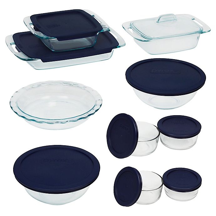 slide 1 of 1, Pyrex Glass Bake and Store Set, 19 ct