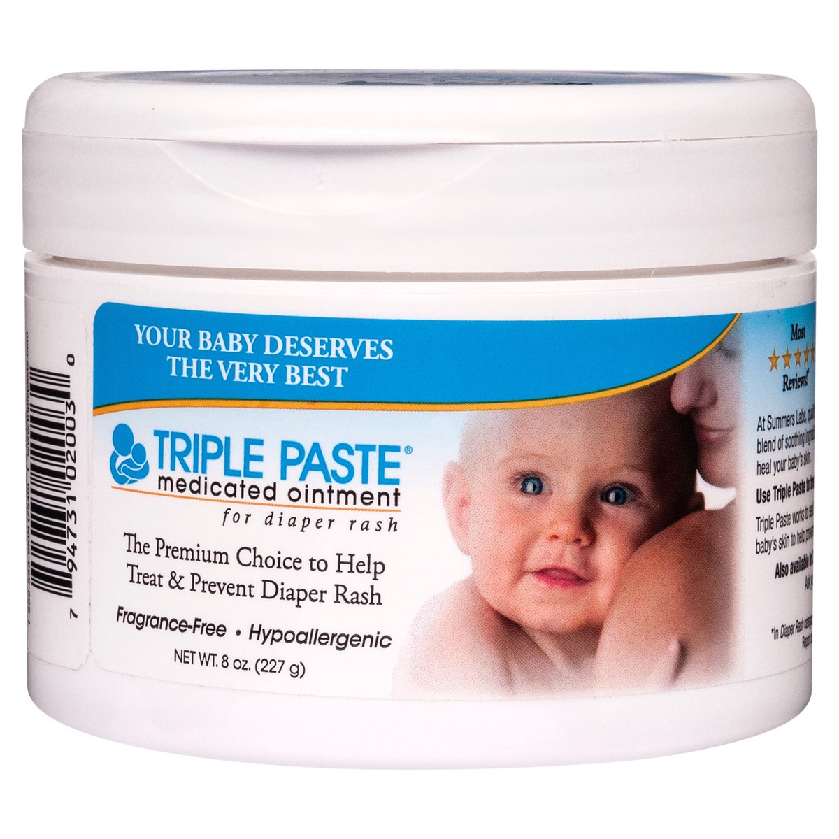 slide 1 of 17, Triple Paste Medicated Ointment for Diaper Rash, 8 oz