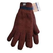 slide 1 of 1, Awp Brown Jersey Gloves, 1 ct