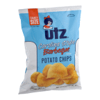 slide 1 of 1, Utz Carolina Style Barbeque Potato Chips, 9.5 oz