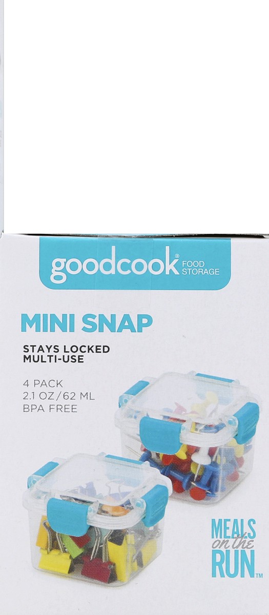 slide 3 of 6, Good Cook Bradshaw International, Inc. Good Cook Food Storage, Mini Snap, 4 Pack, 4 ct