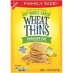 Wheat Thins Nabisco Wheat Thins Reduced Fat Snacks 14.5 oz. Box