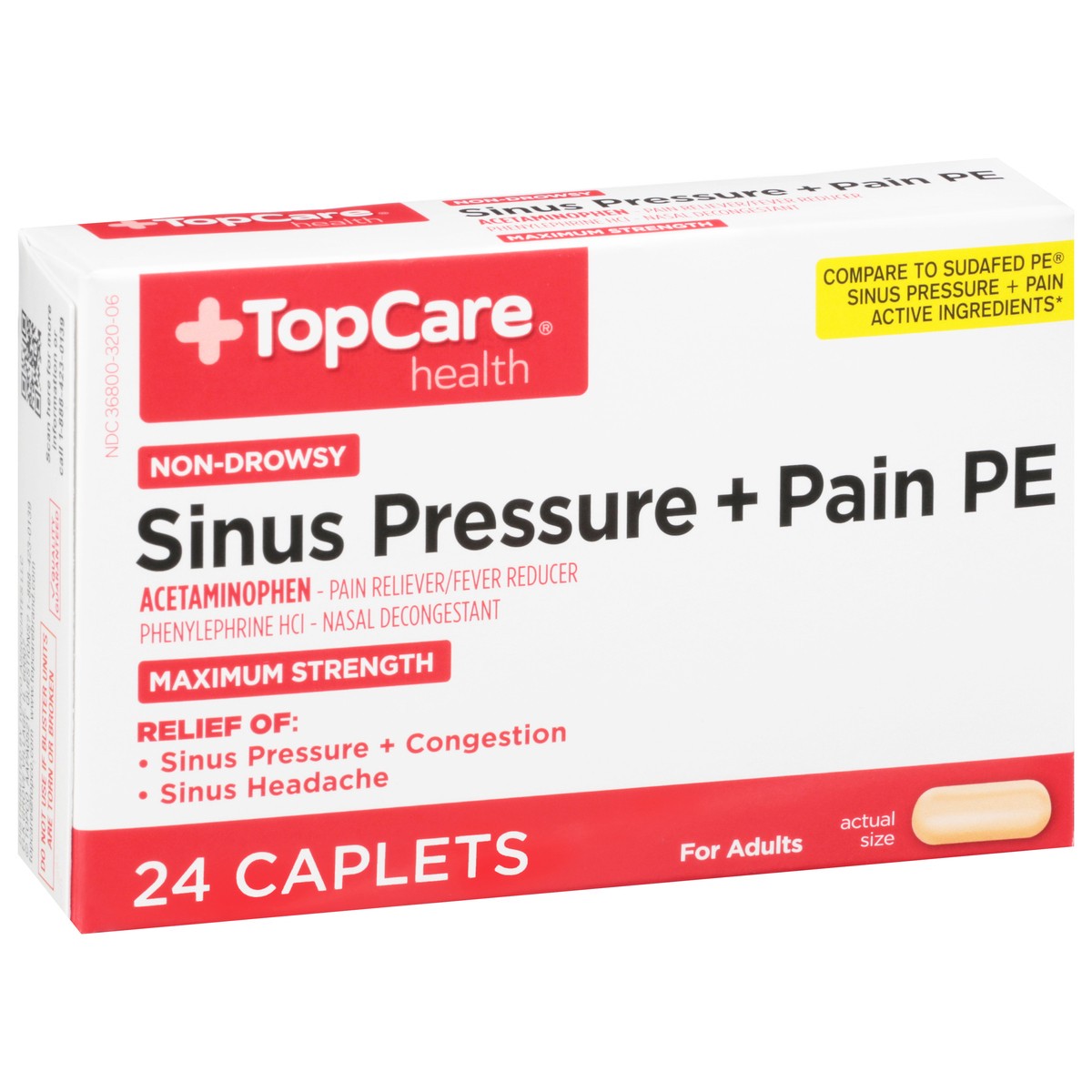 slide 8 of 9, Topcare Pressure & Pain Pe Caps, 24 ct