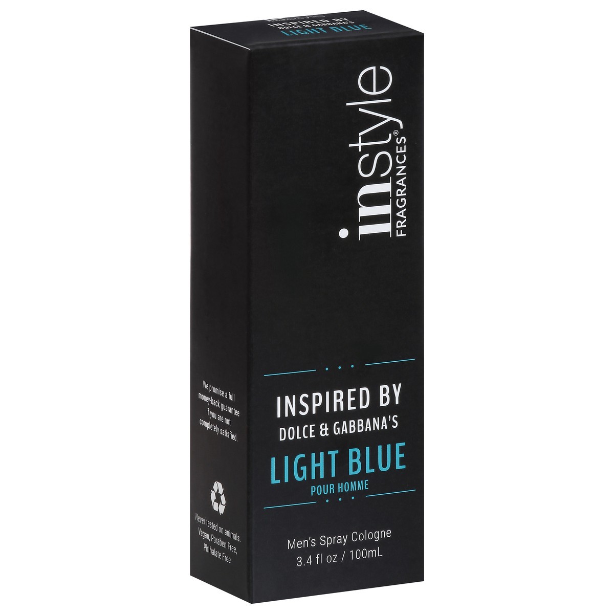 slide 4 of 9, Instyle Fragrances Inspired by Dolce & Gabbana's Pour Homme Light Blue Men's Spray Cologne 3.4 fl oz, 3.4 fl oz