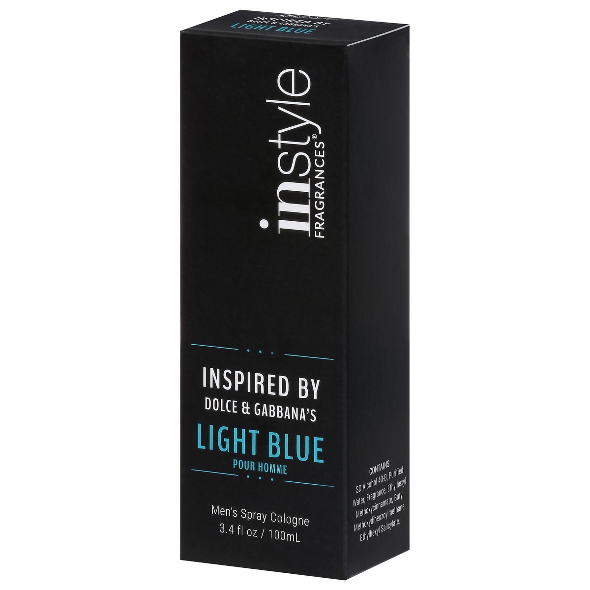 slide 5 of 9, Instyle Fragrances Inspired by Dolce & Gabbana's Pour Homme Light Blue Men's Spray Cologne 3.4 fl oz, 3.4 fl oz