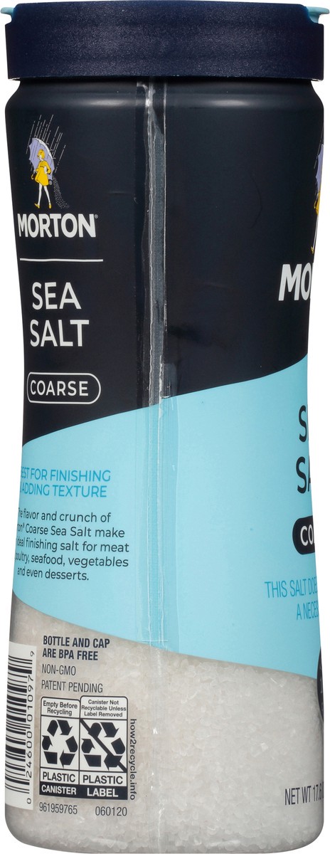 slide 8 of 11, Morton Coarse Sea Salt, 17.6 oz