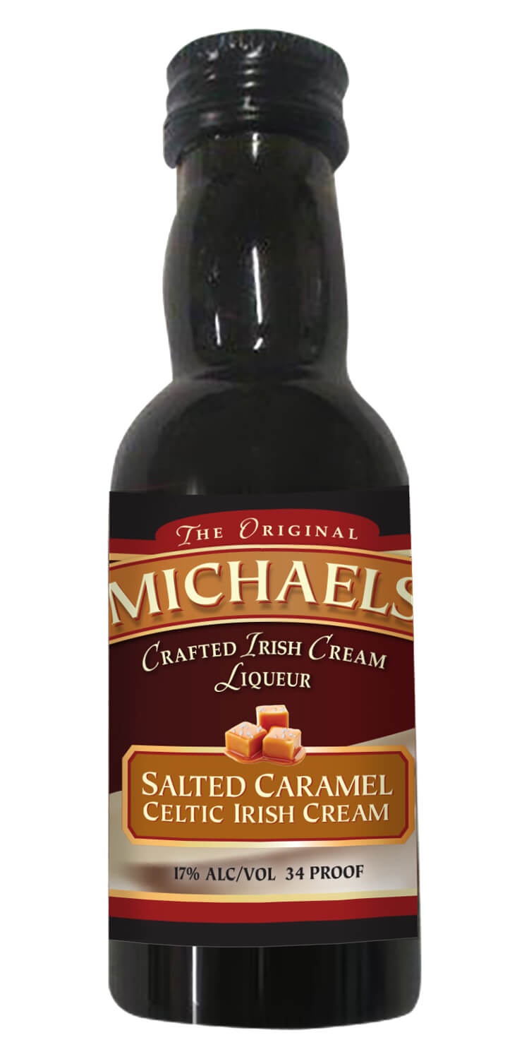 slide 1 of 1, Michael's Salted Caramel Irish Cream, 50 ml