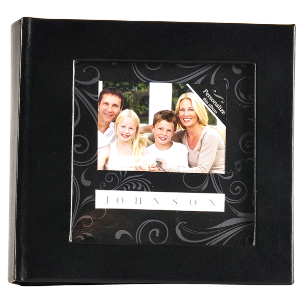 slide 1 of 1, Pinnacle 1 Up Black Personalized Photo Album, 1 ct