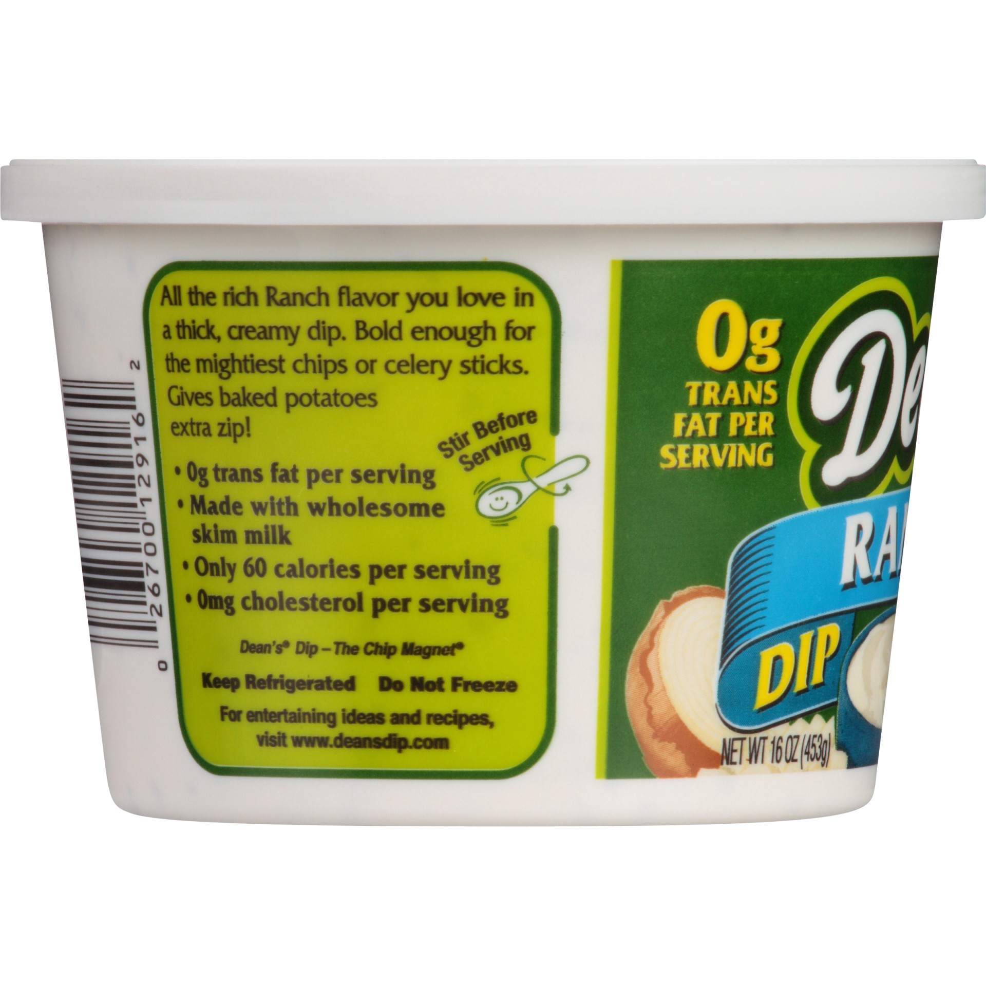 slide 5 of 6, Dean's Ranch Dip 16 oz Tub, 16 oz