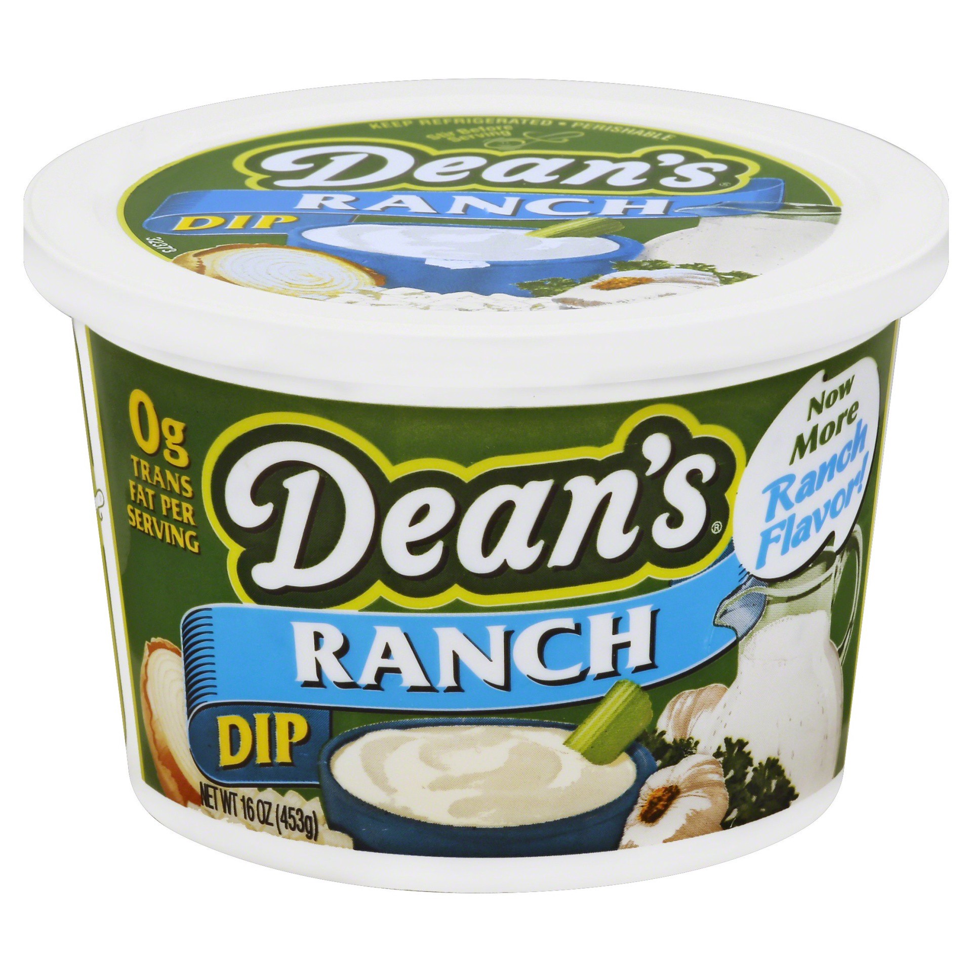 slide 1 of 6, Dean's Ranch Dip 16 oz Tub, 16 oz