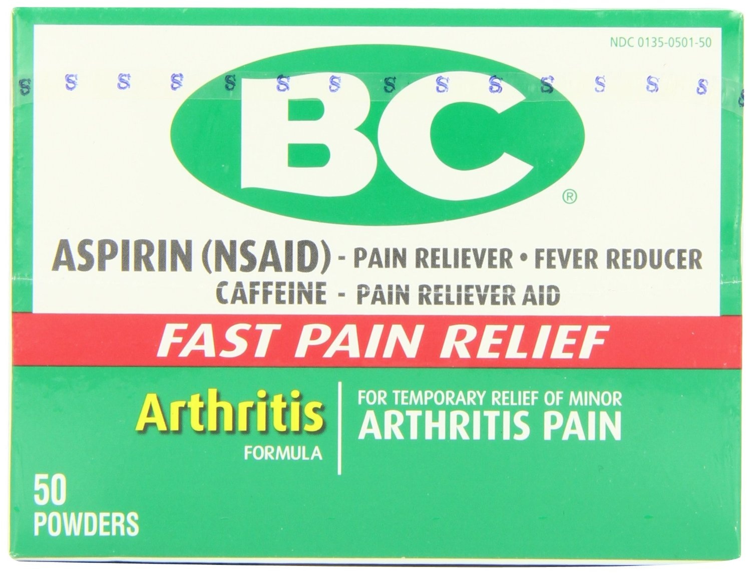 slide 1 of 1, B&C Arthritis Formula 50 ea, 50 ct