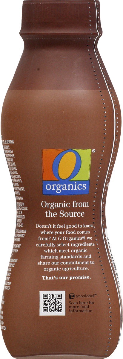slide 4 of 9, O Organics Milk Chocolate Reduced Fat 2% Uht, 12 fl oz