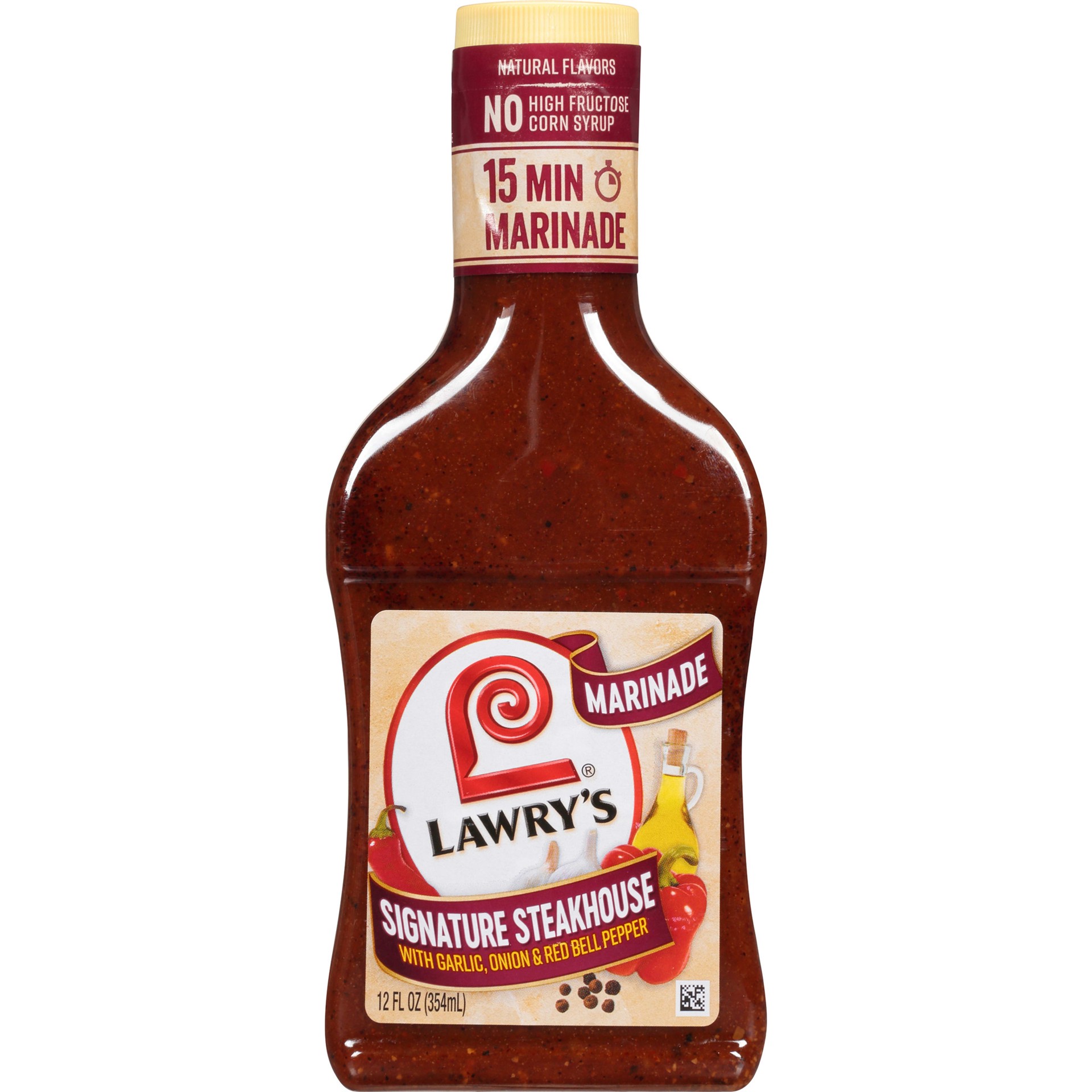 slide 1 of 8, Lawry's Marinade Steakhouse, 12 fl oz