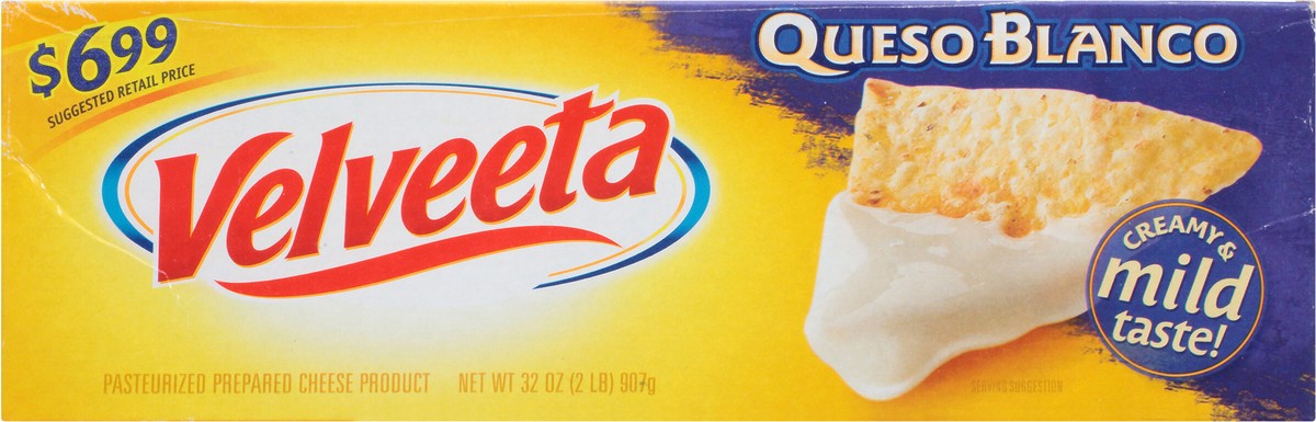 slide 5 of 14, Velveeta Queso Blanco Cheese 32 oz Box, 32 oz