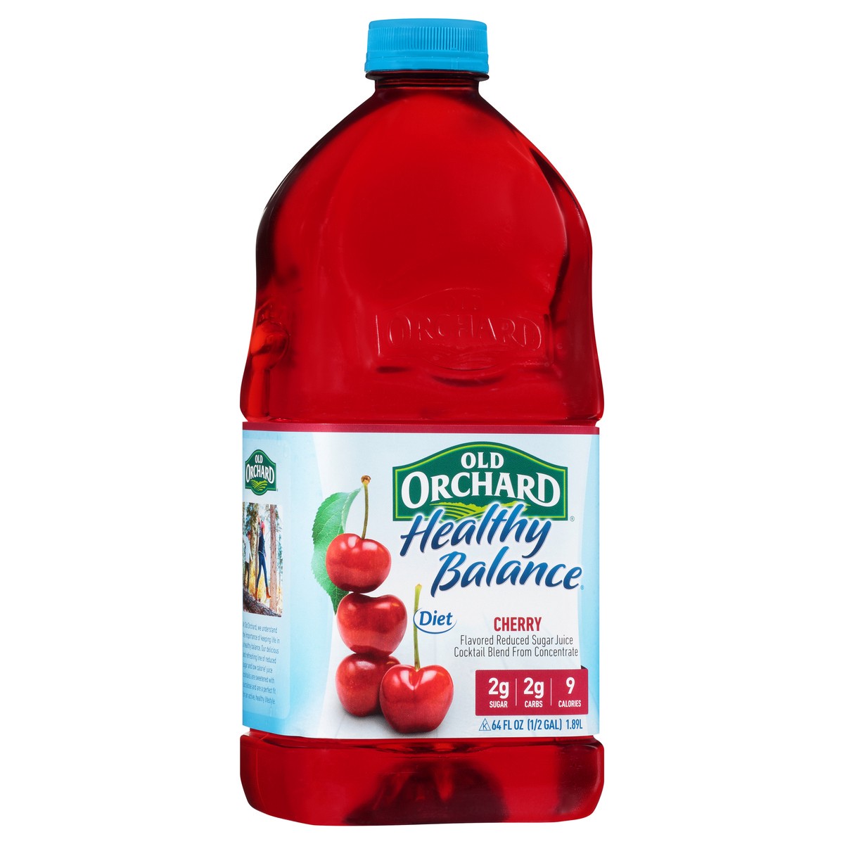 slide 11 of 13, Old Orchard Healthy Balance Diet Cherry Juice Cocktail - 64 fl oz, 64 fl oz