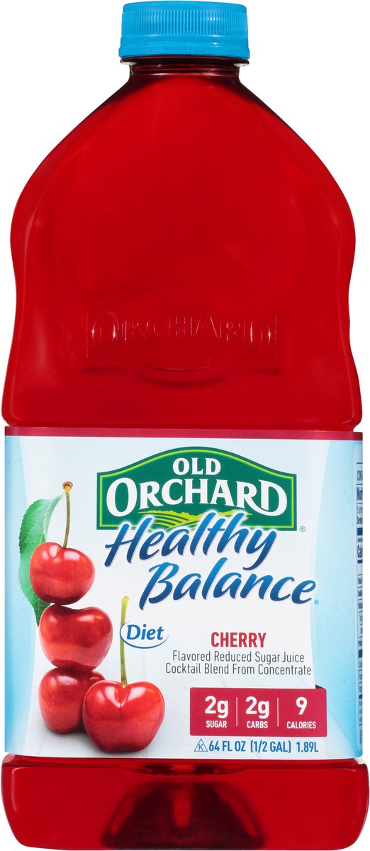 slide 2 of 13, Old Orchard Healthy Balance Diet Cherry Juice Cocktail - 64 fl oz, 64 fl oz