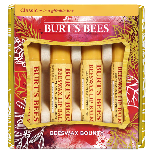 slide 1 of 1, Burt's Bees Beeswax Bounty - Classic Mix, 4 ct