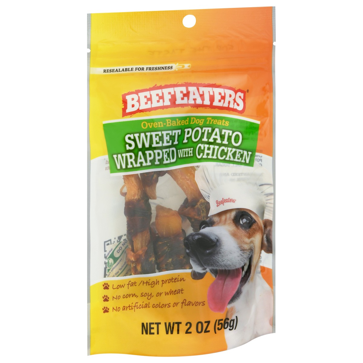 slide 2 of 9, Beefeaters Beefeater Sweet Potato Chicken Dog Treats, 2 oz