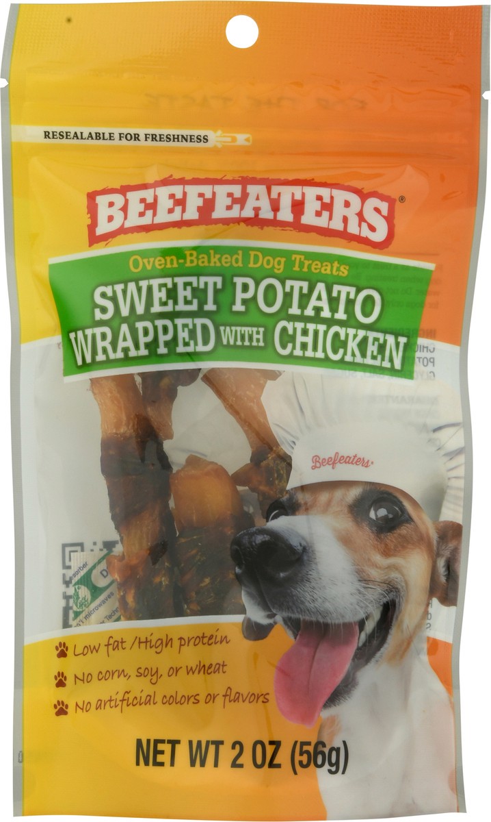 slide 6 of 9, Beefeaters Beefeater Sweet Potato Chicken Dog Treats, 2 oz