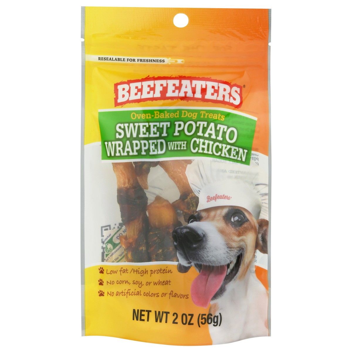 slide 1 of 9, Beefeaters Beefeater Sweet Potato Chicken Dog Treats, 2 oz