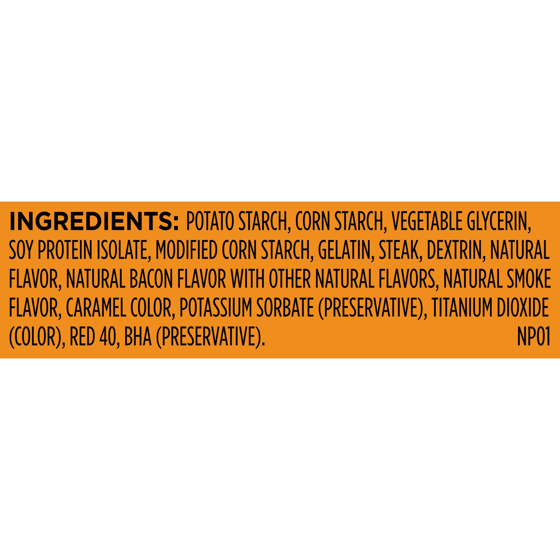 slide 2 of 9, Milk-Bone What′s Steak′n Bacon Flavor Twists, Rawhide Free Dog Chews, Bag of 20, 20 ct